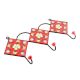 Red Yellow Tiny Flower Ceramic Tiles Hooks